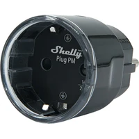 Shelly Plug PM Gen3 Matter 13A chytrá zásuvka černá - Chytré zásuvky