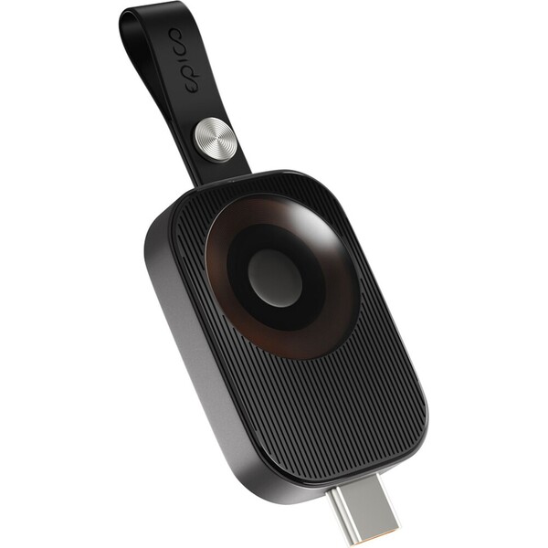Bezdrátová nabíječka pro Apple Watch Epico UltraBase mini USB-C - černá