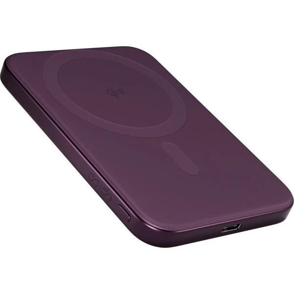 iWant by Epico UltraPack Qi2 Slim 5000mAh hliníková Mag+ bezdrátová powerbanka tmavě fialová - Powerbanky - Obrázek d_a2aa7f0836cf47d0a13d5a87dae22169
