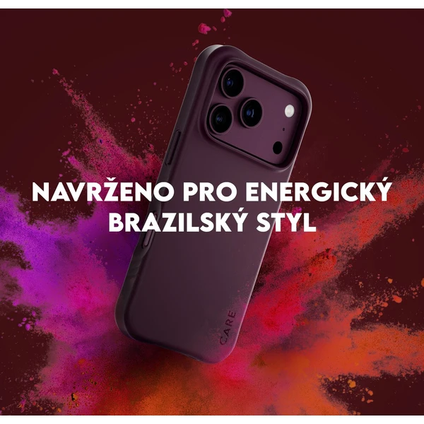 PanzerGlass CARE Samba MagSafe kryt Apple iPhone 18 Pro/17 Pro Dark Cherry fialový - Pouzdra - Obrázek d_a2d704903e8445eb899be88442c4b209