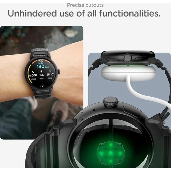 Spigen Rugged Band řemínek Google Pixel Watch 5/4/3 45mm matte black - Řemínky - Obrázek d_a3198d46692c41838d45265c54f8fcdf