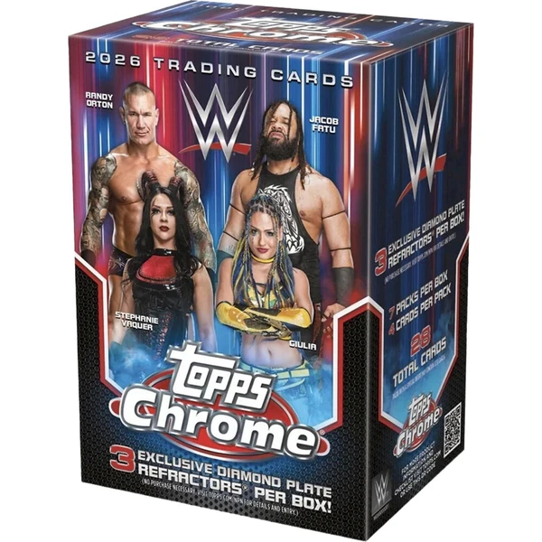 Sběratelské karty 2026 Topps Chrome WWE - Value Box