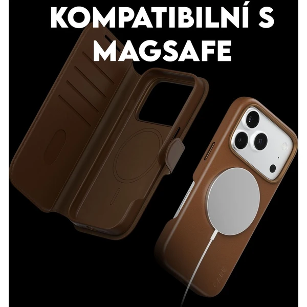 PanzerGlass CARE Tango 2v1 Wallet MagSafe pouzdro Apple iPhone 18 Pro/17 Pro hnědé - Pouzdra - Obrázek d_a33a329755b148d8992b8d2010a9e1c1