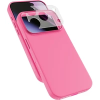 Epico Silicone Pro Mag+ MagSafe/Qi2 silikonový kryt iPhone 17 Pro/18 Pro růžový - Pouzdra