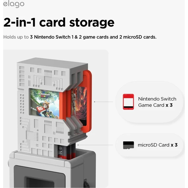 ELAGO 2in1 Card Gaming Storage pouzdro pro hry Nintendo Switch - Pouzdra - Obrázek d_a39429e3379149cbbccd06505c15acaa