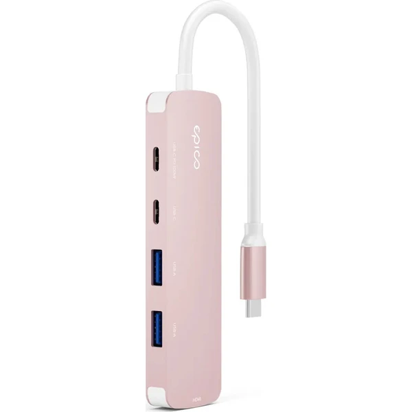 Epico UltraHub 5in1 Slim Alu USB-C Hub EH15 ruměná - USB huby - Obrázek d_a398a687f9f842619f4b53ebbbee4ce2