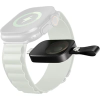 Epico UltraBase mini bezdrátová nabíječka USB-C pro Apple Watch černá - Nabíječky