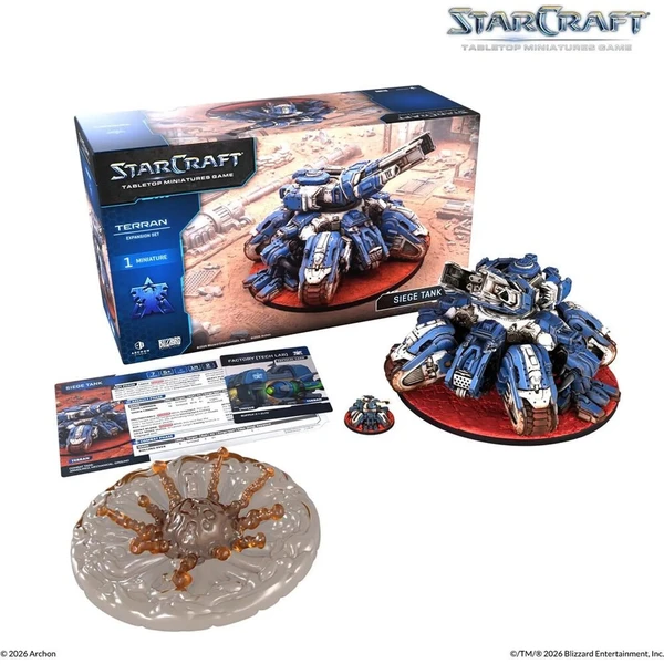 StarCraft The Miniatures Game - Siege Tank - Terran - Expansion Set - EN - Deskové hry - Obrázek d_a4092300184c4c6f95886821762cdfb2