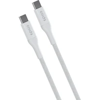 iWant by Epico opletený PD kabel 0,3m USB-C/USB-C bílý - Kabely a redukce