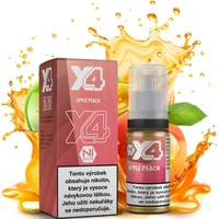 Liquid X4 Bar Juice Jablko a broskev 10ml (20mg) - E-liquidy