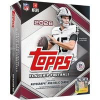 Sběratelské karty 2026 Topps NFL Flagship - Mega Box - Fotbalové karty