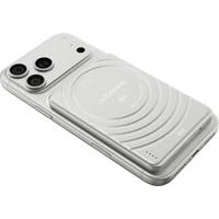 CubeNest SQ1B3D SlimDual Qi2/MagSafe powerbanka (5000 mAh) stříbrná - Powerbanky
