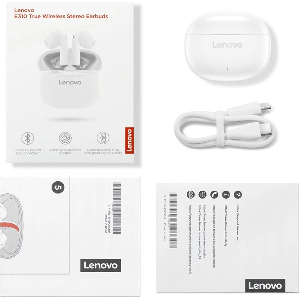 Lenovo E310 TWS bezdrátová sluchátka bílá - Sluchátka - Obrázek d_a5bfe92d6937446f8294cf399cf97214