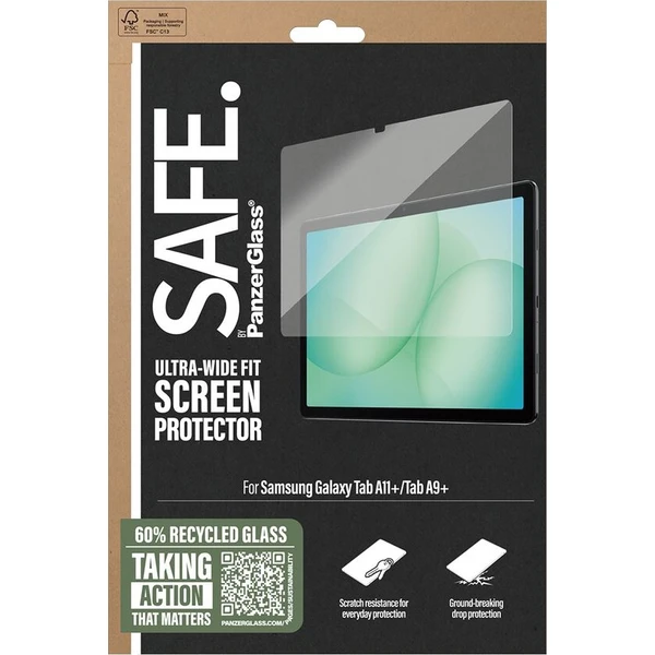 PanzerGlass® SAFE Ultra_Wide Fit sklo Samsung Galaxy Tab A11+/Tab A9+ - Ochranné folie a skla - Obrázek d_a61f0863c2044f278428ee158beac443
