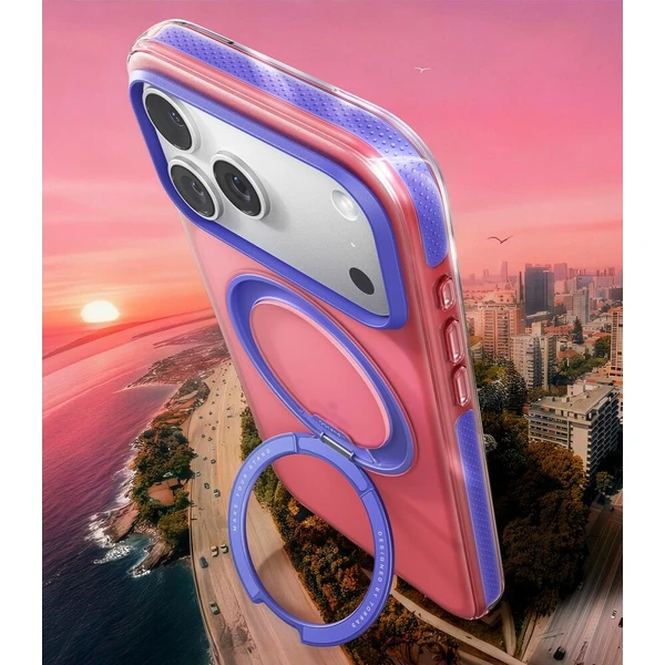 Torras Ostand O3 Hue MagSafe kryt iPhone 17 Pro Max blush pink - Pouzdra - Obrázek d_a6522c7435de46d19dbdd89dcd96f402