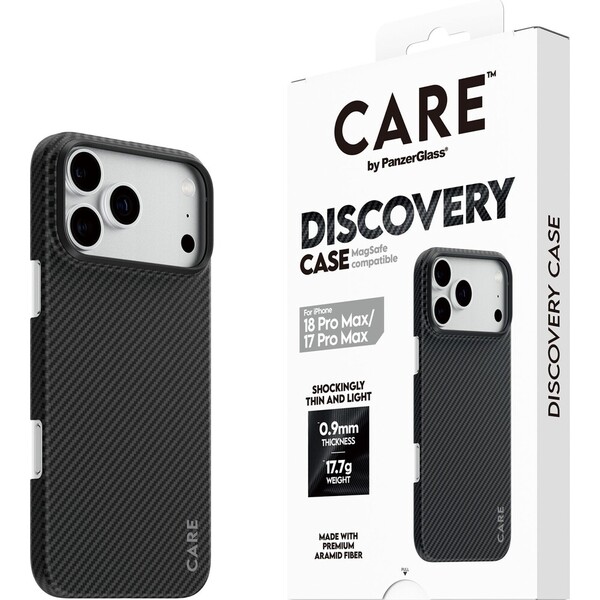 PanzerGlass CARE Discovery MagSafe kryt Apple iPhone 18 Pro Max/17 Pro Max Aramid