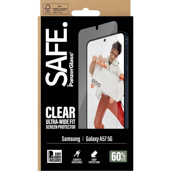 PanzerGlass® SAFE sklo s instalačním rámečkem Samsung Galaxy A57 - Ochranné folie a skla - Obrázek d_a7bdf143beea43b6b16b7ef81ea426a2