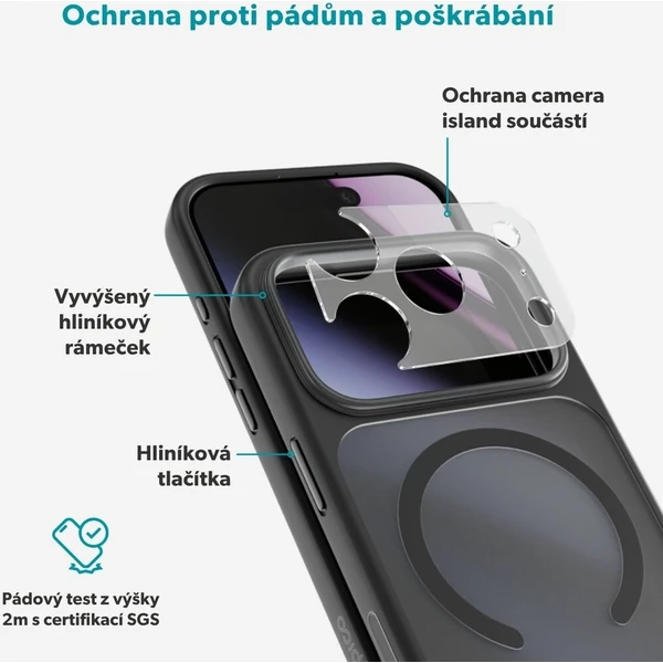 Epico HeroMatte Pro Mag+ MagSafe/Qi2 kryt iPhone 17 Pro/18 Pro černý - Pouzdra - Obrázek d_a7f8f3b030864fe0897e5795a856a3a0
