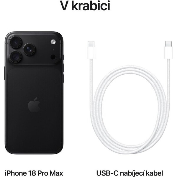 Apple iPhone 18 Pro Max 2TB černá - Mobilní telefony - Obrázek d_a81cc316905c4fa896988c39bbc39c05