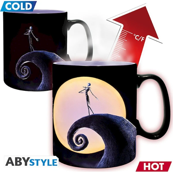 Hrnek Nightmare Before Christmas - Jack & Moon 460 ml (měnící se motiv) - Hrnky - Obrázek d_a861d878d1c74742bcb7b1c6859eba06