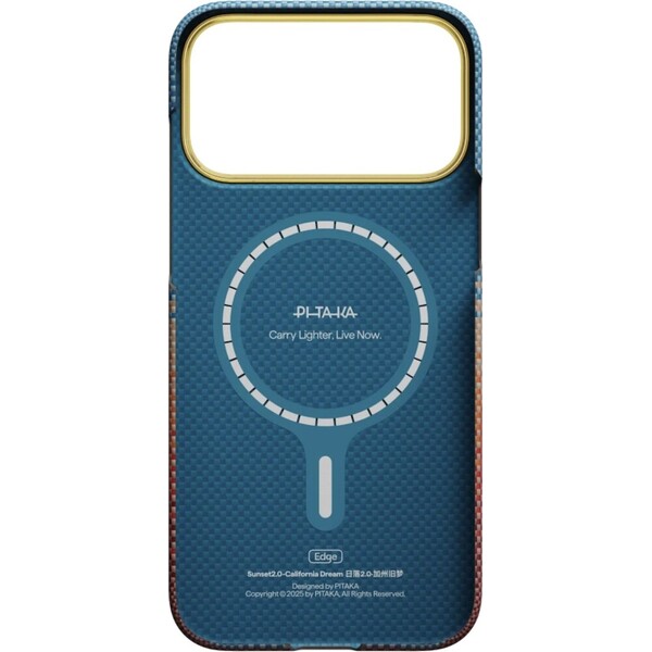 Pitaka Edge Case California Dream Sunset 2.0 #1 MagSafe kryt iPhone 17 Pro Max - Pouzdra - Obrázek d_a868f6170a624868bc321eea04d39ec8