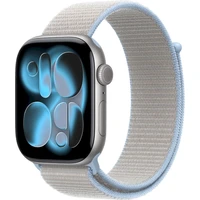 Apple Watch 49/46/45/44mm mlžně modrý provlékací sportovní řemínek - Řemínky