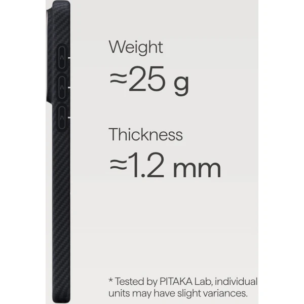 Pitaka Edge Case MagSafe kryt Samsung Galaxy S26+ Black/Grey Twill - Pouzdra - Obrázek d_a963c7ca535f43d6ae8700660bd76b40
