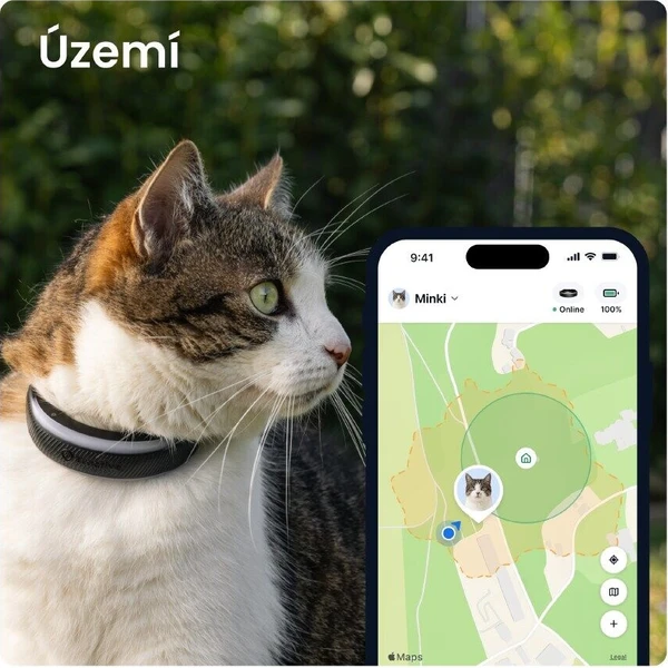 Tractive CAT 6 Mini chytrý GPS lokátor pro kočky černý - GPS moduly - Obrázek d_a9adf3c7256b4c4b95377d544255538b