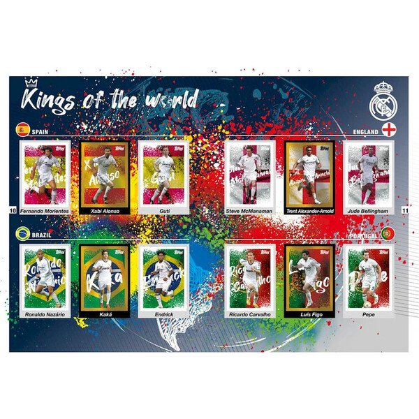 Topps fotbalové samolepky Real Madrid 2025/2026 – Album Complete Set - Sběratelské karty a nálepky - Obrázek d_a9b901a186324f2fa1cdf00cbaf0b189