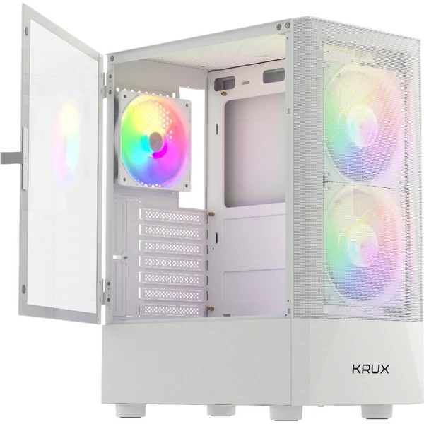 Krux Vako RGB ATX skříň bílá - Počítačové skříně - Obrázek d_a9c1e186aab34143bc36939170279ba7