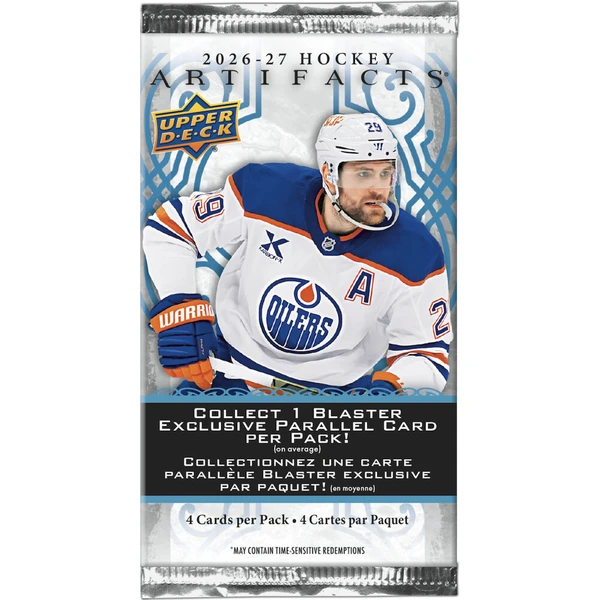 Hokejové karty 2026-27 Upper Deck Artifacts Hockey Blaster Box - Hokejové karty - Obrázek d_a9f8985eecd7450fbe2a9bfe28595a4f