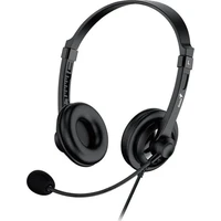 Genius HS-230U drátová náhlavní sluchátka černá - Sluchátka