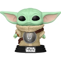 Funko POP! #819 Star Wars: Mandalorian & Grogu - Grogu with Crest - Funko POP!