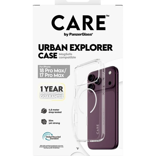 PanzerGlass CARE Urban MagSafe kryt Apple iPhone 18 Pro Max/17 Pro Max čirý/bílý - Pouzdra - Obrázek d_aa98f776e505483dbcf02d400e5a95e7