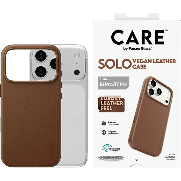 PanzerGlass CARE Solo MagSafe kryt Apple iPhone 18 Pro/17 Pro hnědý - Pouzdra - Obrázek d_ab0dab77072b40fba7991a28736822fa