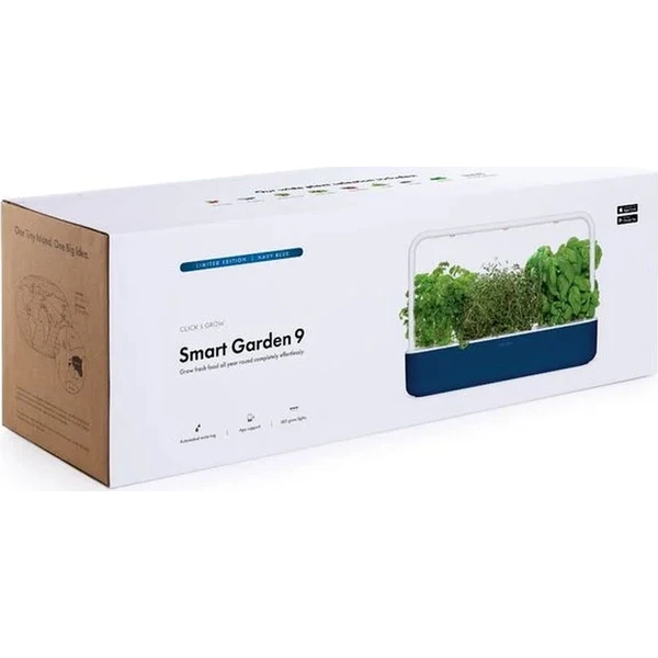 Click and Grow Smart Garden 9 chytrý květináč + 9ks kapslí se semínky tmavě modrý - Květináče - Obrázek d_ab0e3927299546e3aa7c5eb35087eb5b