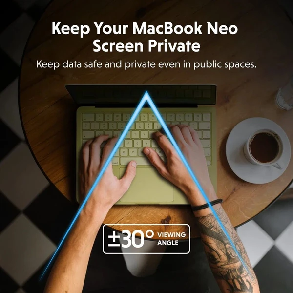 Targus Hypershield Privacy magnetický filtr na displej Apple MacBook Neo - Ochranné folie a skla - Obrázek d_ab5abd0d477c422d9c47c8bbfd00dcd2