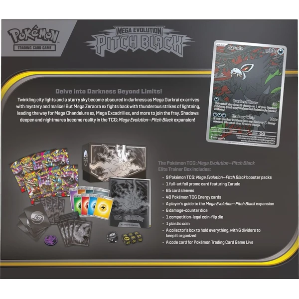 Pokémon TCG: Mega Evolution Pitch Black - Elite Trainer Box - Pokémon karty - Obrázek d_abbf470a1a404896b857543078a53e41