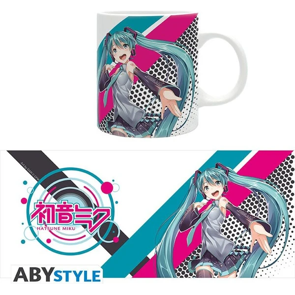Hrnek Hatsune Miku - 'Miku' 320 ml - Hrnky - Obrázek d_ac16c9e6883d40389c611cdbc60154e9