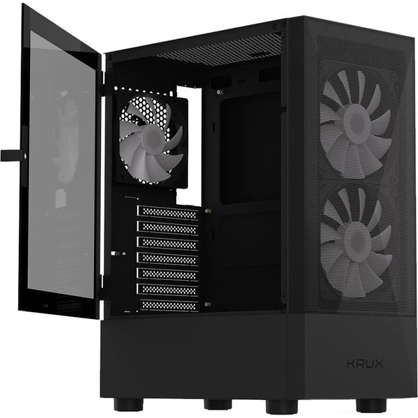 Krux Vako RGB ATX skříň černá - Počítačové skříně - Obrázek d_acb17369e8e7472ba7dfcda40d80df6c