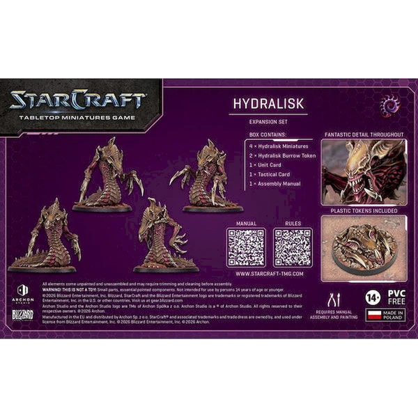 StarCraft The Miniatures Game - Hydralisk - Zerg - Expansion Set - EN - Deskové hry - Obrázek d_ad0294b9a800477f9a5bdda61a2fdc2e