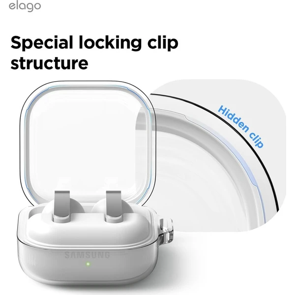 ELAGO Clear pouzdro Samsung Galaxy Buds4/Buds4 Pro čiré - Pouzdra - Obrázek d_ad9a338fad9c444cbddf79f3aeba1672