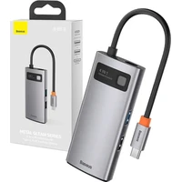 Baseus Hub 4v1 Metal Gleam Series, USB-C na USB 3.0 USB 2.0 HDMI USB-C PD - USB huby