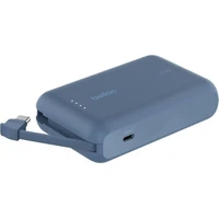 Belkin BOOST CHARGE™ USB-C PowerBanka s integrovaným USB-C kabelem, 10000mAh, PD, 20W modrá - Powerbanky