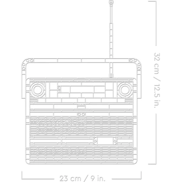 LEGO® Icons 10334 Retro rádio - LEGO - Obrázek d_ae7c0abfcd764e09bf9d1cb202626d5c