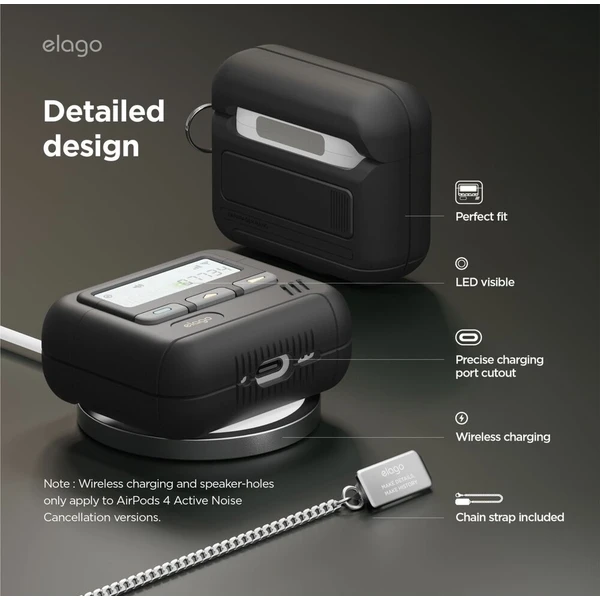ELAGO Pager pouzdro Airpods 4 černé - Pouzdra - Obrázek d_aebd4a6084134387bfd6dd3f1967a4c4