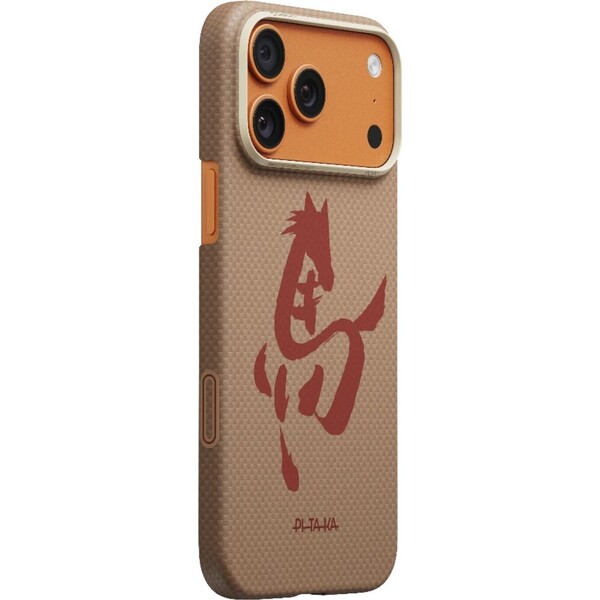 Pitaka Edge Case Ink Horse MagSafe kryt iPhone 17 Pro Gold & Jade