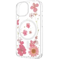 FIXED MagBloom kryt s MagSafe Apple iPhone 15 Pink Blossom - Pouzdra