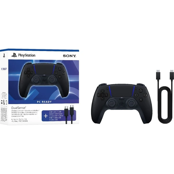 DualSense Wireless Controller Midnight Black + kabel USB pro PC - Herní ovladače - Obrázek d_af112029d0a447f08466e53100f3b06a