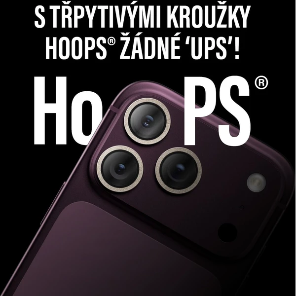 PanzerGlass Hoops ochranné kroužky Apple iPhone 18 Pro/Pro Max třpytivě zlaté - Ochranné folie a skla - Obrázek d_afe31ce148eb4665aef57dc6f6943cab